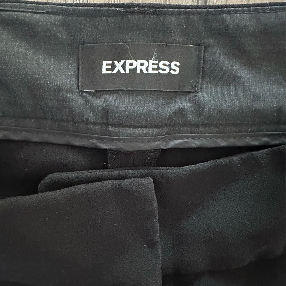 Express - High Rise Ankle Trouser Pants - Black - Size 6R - Picture 6 of 8